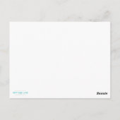 Feather - Was ist, wenn ich falle? - Zitat mit Ins Postkarte (Rückseite)