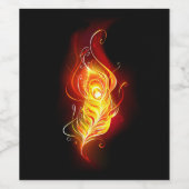 Feather Weinetikett (Einzelnes Label)