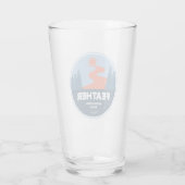 Feather Wild and Landschaftlich River Glas (Rückseite)