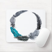 Feather Wreath Mousepad (Mit Mouse)