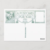 "FEATHER YOEST" FRÜHZEITIGE FRÜHSTÜCKSROBINS 'N RO POSTKARTE (Rückseite)