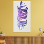 Feather zeichne originelle Kunstillustrierung Leinwanddruck (Insitu (Wohnzimmer))