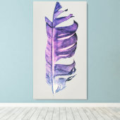 Feather zeichne originelle Kunstillustrierung Leinwanddruck (Insitu (Holzboden))