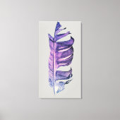 Feather zeichne originelle Kunstillustrierung Leinwanddruck (Vorderseite)