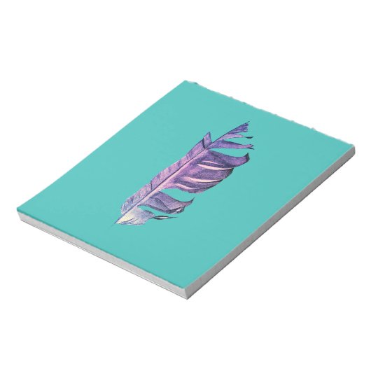 Feather zeichne originelle Kunstillustrierung Notizblock (Rotiert)