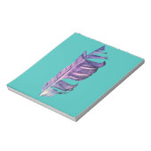 Feather zeichne originelle Kunstillustrierung Notizblock (Rotiert)