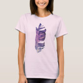 Feather zeichne originelle Kunstillustrierung T-Shirt (Vorderseite)