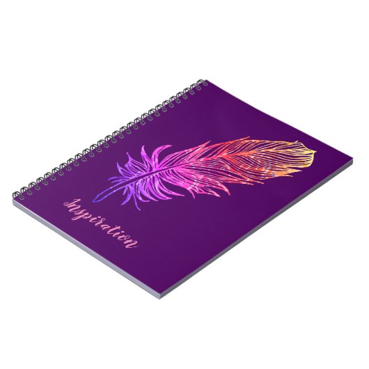 Feather Zeichnend, Inspiration Notebook Notizblock (Linke Seite)