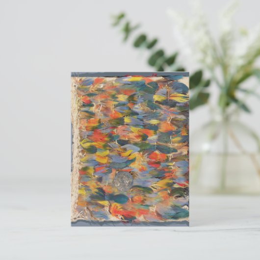 Feathercape Postkarte (Stehend Vorderseite)