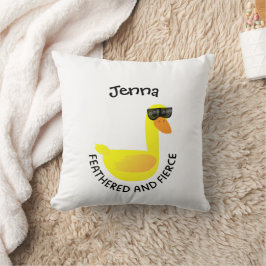 Feathered and Fierce Kissen