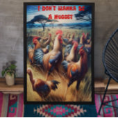 Feathered Ansammlung: Roaming für Hühner Poster