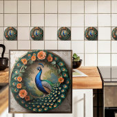 Feathered Bloom Fliese