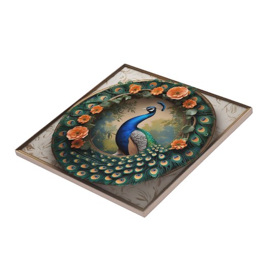 Feathered Bloom Fliese (Seite)