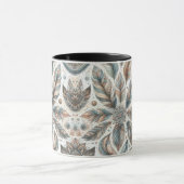 Feathered-Blume Tasse (Zentrum)