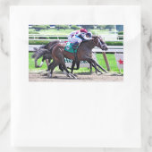 Feathered by Indian Charlie-Receipt Rechteckiger Aufkleber (Tasche)