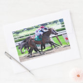 Feathered by Indian Charlie-Receipt Rechteckiger Aufkleber (Umschlag)