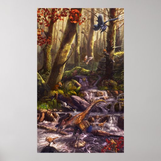 Feathered Dinosaurier der frühkreidischen China Poster (Vorne)