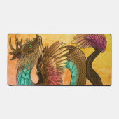 Feathered Dragon Schreibtischunterlage (Vorderseite)