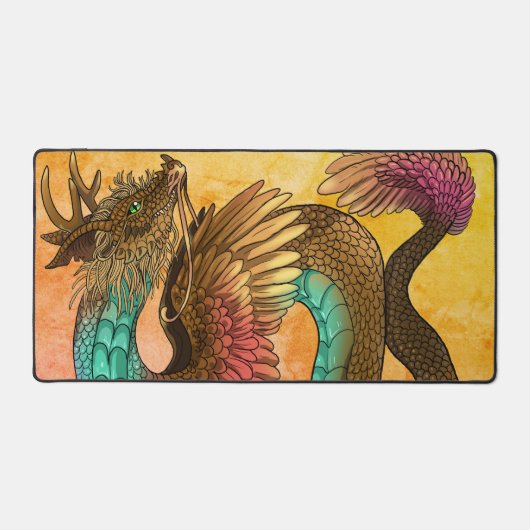 Feathered Dragon Schreibtischunterlage (Vorderseite)