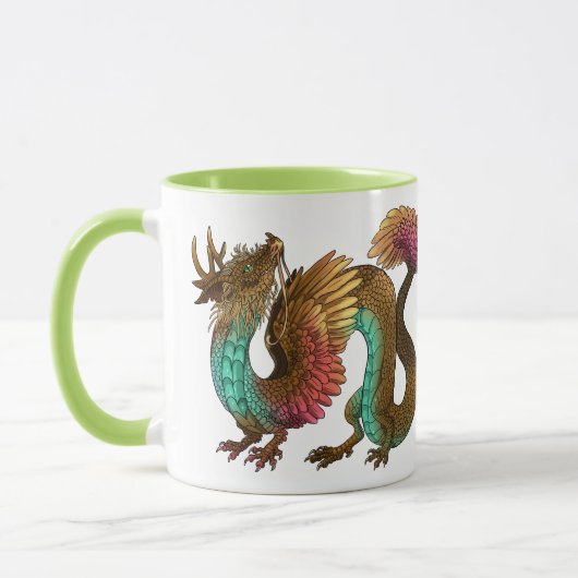 Feathered Dragon Tasse (Links)