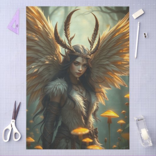 Feathered Fairy Fantasy Seidenpapier (Basteln)