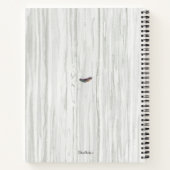 Feathered Feathers Spiral Notebook Notizblock (Rückseite)
