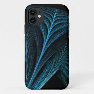 Feathered Fraktal Art Design iPhone 11 Hülle