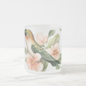 Feathered Friend Milk Glass Mattglastasse (Mittel)