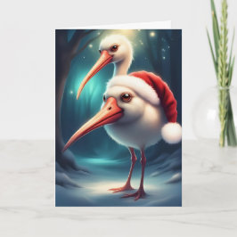 Feathered Friends Christmas Karte