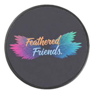 Feathered Friends Eishockey Puck