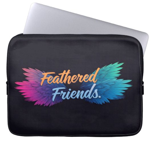 Feathered Friends Laptopschutzhülle (Vorderseite)