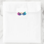 Feathered Friends Quadratischer Aufkleber (Tasche)