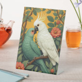 Feathered Friends ... Sockelschild (In Situ)