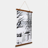 Feathered Friends Wandteppich Mit Holzrahmen (Gewinkelt)