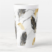 "Feathered Grace Keramik Tasse" Milchtasse (Vorderseite)