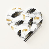 "Feathered Heart Notebook" Notizblock (Rückseite)