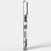 Feathered Indian Warriorgirl Case-Mate iPhone Hülle (Rückseite / Rechts)