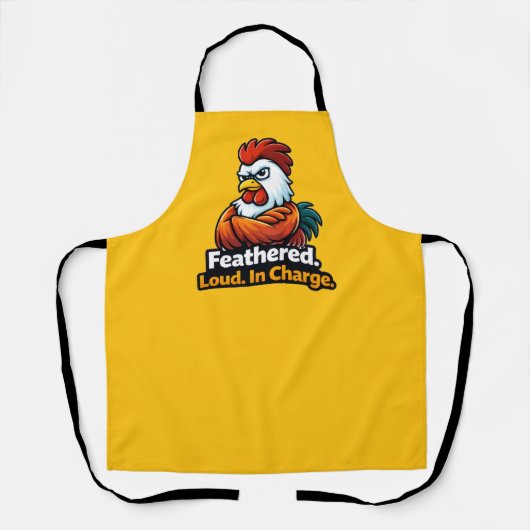 Feathered, Loud. in charge. Roster quote Schürze (Vorderseite)