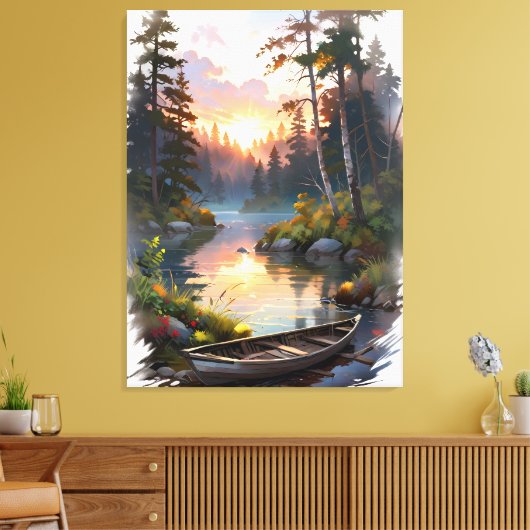 Feathered Serenity Leinwanddruck (Insitu (Wohnzimmer))