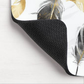 "Feathered Serenity Mouse Pad" Mousepad (Ecke)