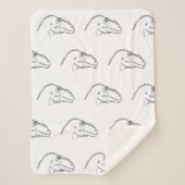 Feathered Siats meekerorum Sherpa Decke Sherpadecke (Vorderseite)