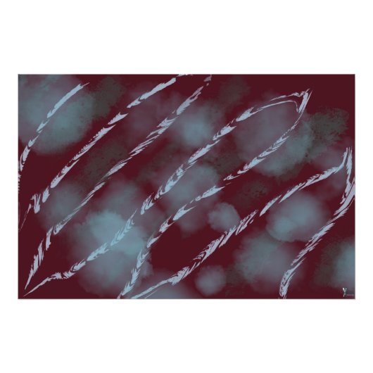 FEATHERED SMOKE  FOTODRUCK (Vorne)