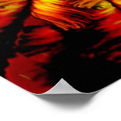 Feathered Sun Mandala Poster (Ecke)