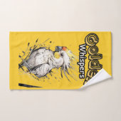 Feathered Sunbeam | Cockatiel Art Print Badhandtuch Set (Handtuch)