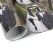 "Feathered Vows: Eine emu-schöne Gewerkschaft der Geschenkpapier (Rolleneckpunkt)