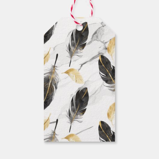 "Feathered Wish Gift Card" Geschenkanhänger (Rückseite)