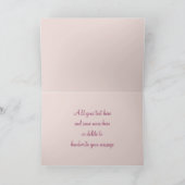 Featherkreis Dankeschön-Karte Dankeskarte (Innenseite)