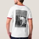 Featherlesshuhn, Poultrygiest T-Shirt (Schwarz voll)