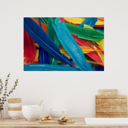 Featherly Poster (Küche)