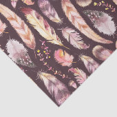 Featherly schwarzes Seidenpapier (Ausschnitt)